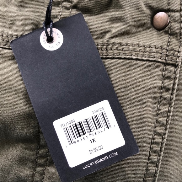 NWT Lucky Brand 1X Olive Jacket - Picture 4 of 8